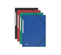 Chemise à 3 rabats élastiques A4 Memphis Modèle aléatoire