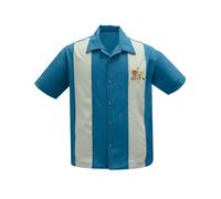 Chemise À Boutons Mickey Pacific Rockabilly Tiki ST35374 De Steady Clothing
