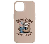 Chemise à café Slow Brew Worth The Wait Sloth Coque pour iPhone 14