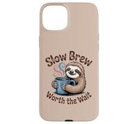 Chemise à café Slow Brew Worth The Wait Sloth Coque pour iPhone 15 Plus