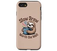 Chemise à café Slow Brew Worth The Wait Sloth Coque pour iPhone SE (2020) / 7/8