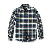 Chemise à carreaux à manches longues en flanelle Bleu - I26 - CARHARTT - 106352 XL