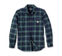 Carhartt Loose Fit Heavyweight Flannel Long-Sleeve Plaid Chemise, vert, taille L pour homme
