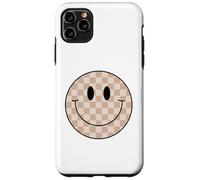 Chemise à Carreaux avec Visage Souriant et Visage Souriant Coque pour iPhone 11 Pro Max