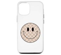 Chemise à Carreaux avec Visage Souriant et Visage Souriant Coque pour iPhone 12/12 Pro