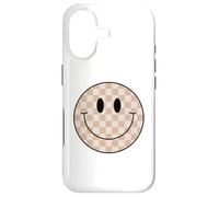 Chemise à Carreaux avec Visage Souriant et Visage Souriant Coque pour iPhone 17