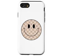 Chemise à Carreaux avec Visage Souriant et Visage Souriant Coque pour iPhone SE (2020) / 7/8