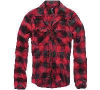 Brandit Chemise Check Shirt – Rouge/Noir – Taille M