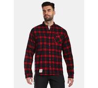 Chemise à carreaux en flanelle pour hommes Kilpi FLANNY-M rouge 7XL
