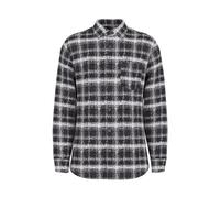 Chemise à carreaux en tweed manches longues Guess Winston Noir S
