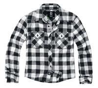 Brandit Check Long Sleeve Shirt Blanc 134-140 cm Garçons,Filles