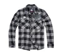 Chemise Ã carreaux manches longues Brandit Ozzy Noir L
