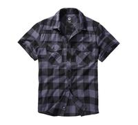 Chemise à carreaux masculine - BRANDIT - Coupe droite - Manches courtes - Col chemise XXXXXL