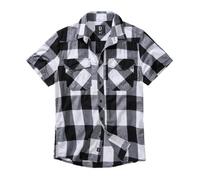 Chemise à carreaux masculine - BRANDIT - Coupe droite - Manches courtes - Col chemise XXXXXL