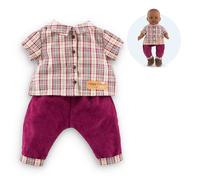 Chemise À Carreaux & Pantalon Petit Explorateur Pour Poupon 36 Cm Multicolore TU