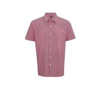 Chemise à carreaux - PREMIER - PR221 - Rouge - Manches courtes - 100% coton XL