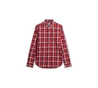 Superdry Vintage Check Long Sleeve Shirt Rouge 2XL Homme