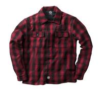 Chemise À Carreaux WCC Doublée En Laine Rouge/Noir Taille M