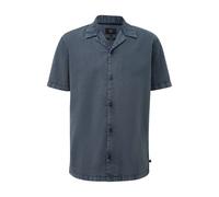 Chemise Ã col bateau et texture fraÃ®che QS Bleu S