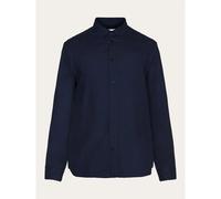 Chemise Ã coupe rÃ©guliÃšre avec petit hibou KnowledgeCotton Apparel Harald oxford Bleu XS