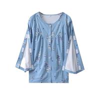 Chemise à Déchirures pour Femmes Après Chirurgie Blouses Chaudes pour Fractures Vêtements pour Personnes Âgées Alitées Vêtements de Nuit pour la Maison (Color : Style3, Size : XXL)