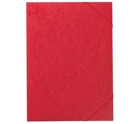 Chemise à élastique 3 rabats Exacompta A3 - rouge (lot de 10)