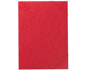 Chemise à élastique 3 rabats Exacompta A3 - rouge (lot de 10)