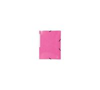 Chemise à élastique 3 rabats Maxi Capacity IDERAMA, en carte 5/10e, coloris rose - Lot de 25