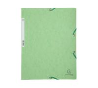 Chemise à élastique - EXACOMPTA - 3 rabats - 24 x 32 - Carte lustrée 390G - Vert Tilleul