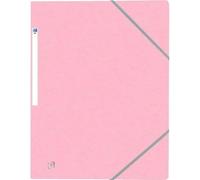 CHEMISE A ELASTIQUE OXFORD TOP FILE+ A4 - Carte - Rose pastel