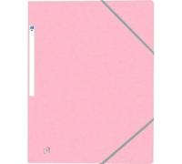 CHEMISE A ELASTIQUE OXFORD TOP FILE+ A4 - Carte - Rose pastel