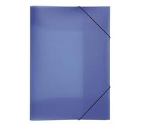 Pagna Lucy Chemise en polypropylène avec élastiques de maintien et 3 rabats intérieurs Bleu foncé Format A3