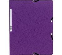 Chemise a elastique sans rabat carte lustree 400gm nature future - a4 exacompta 5568e G