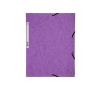 Chemise à élastiques 3 rabats carte lustrée 355g/m2 - Violet