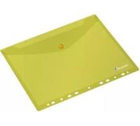 Chemise à enveloppes A4 élégante avec perforation en jaune - idéale pour les documents et l'organisation du bureau !