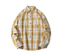 Chemise À Fleurs Homme Manche Longue Surchemise Été Coton Bleue Fantaisie Pois Multicolore Tartan Canard Plastron Père Tarte Pâle Annee L Chauffant Anime Mon Crew