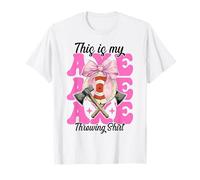 Chemise à lancer de hache avec inscription « This Is My Axe Thrower Girl Mom Coquette » T-Shirt