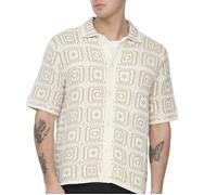Chemise à Maille Ecru Homme Only & Sons Bart RLX 5 SS S