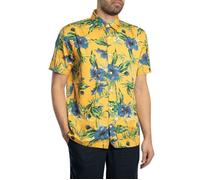 Superdry Hawaiian Print Short Sleeve Shirt Jaune M Homme