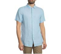 Superdry Vacation Linen Short Sleeve Shirt Bleu S Homme