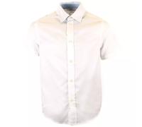Chemise À Manches Courtes Garçon En Coton Blanc Cassé 16A
