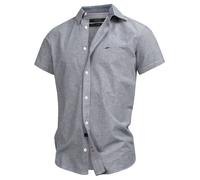 Chemise à manches courtes Indicode pour hommes chemise d'encre à manches cour...