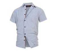 Chemise à manches courtes Indicode pour hommes chemise Maribo à manches...
