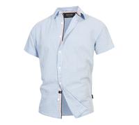 Chemise à manches courtes Indicode pour hommes chemise Maribo à manches...