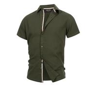 Chemise à manches courtes Indicode pour hommes chemise Maribo à manches...