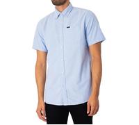 Chemise hommes Superdry VINTAGE OXFORD S/S SHIRT Bleu EU S