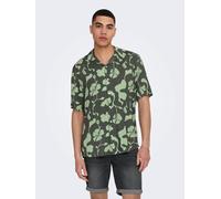 Chemise à manches courtes pour hommes O&S Floral Tropical Shirt ONSDASH NEUF