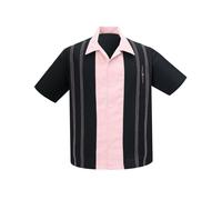 Chemise À Manches Courtes Rockabilly Rose À Boutons The Harper ST34603