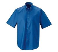 Chemise à manches courtes Russell Collection pour homme (Tour de cou 42cm) (Bleu clair)