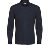 Chemise à Manches Longues Bleu Marine Homme - JACK & JONES - JJPRPARMA - Col chemise - Manches longues - Regular M